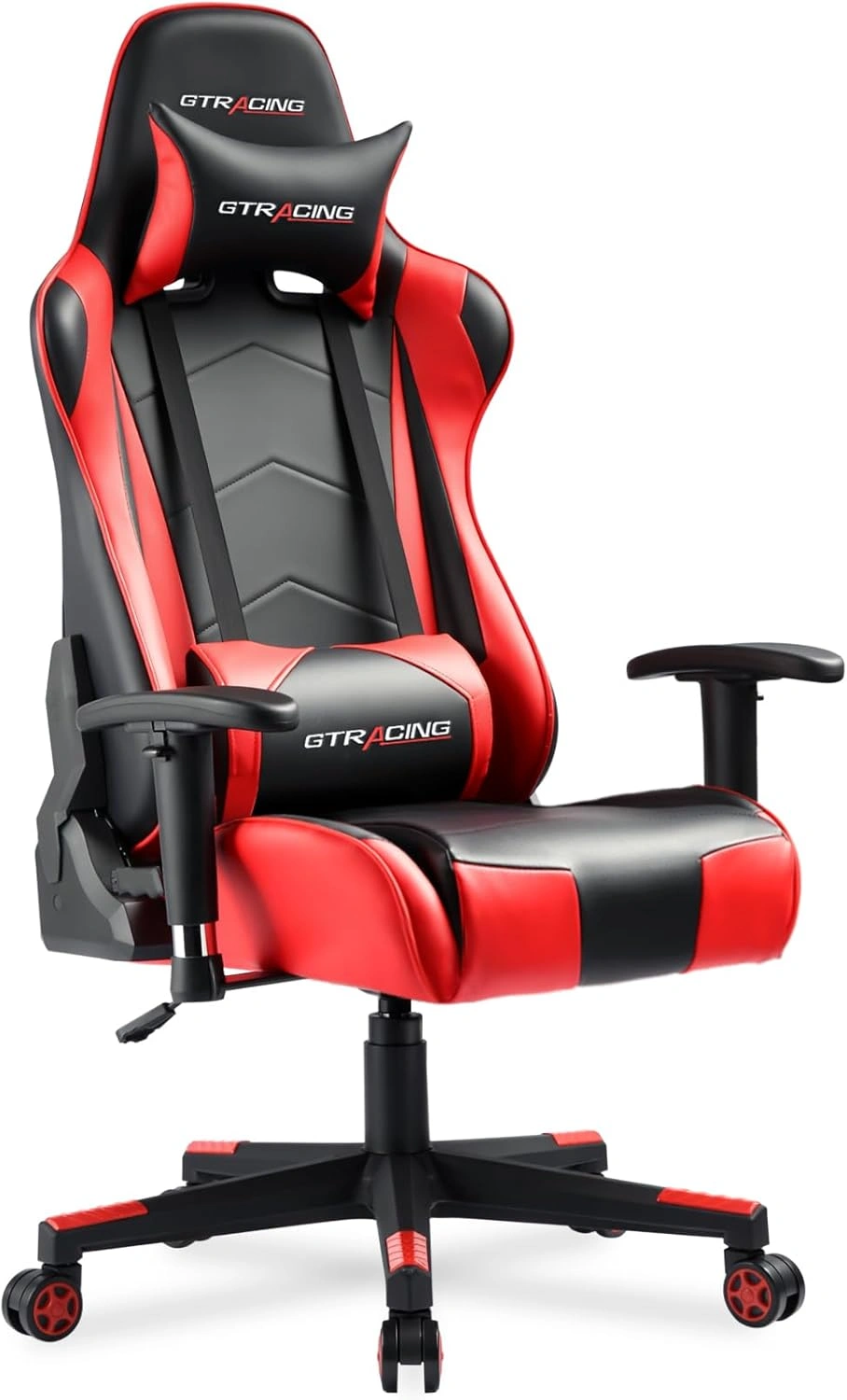 Stylish gaming chair for home office with ergonomic padding and tilt
